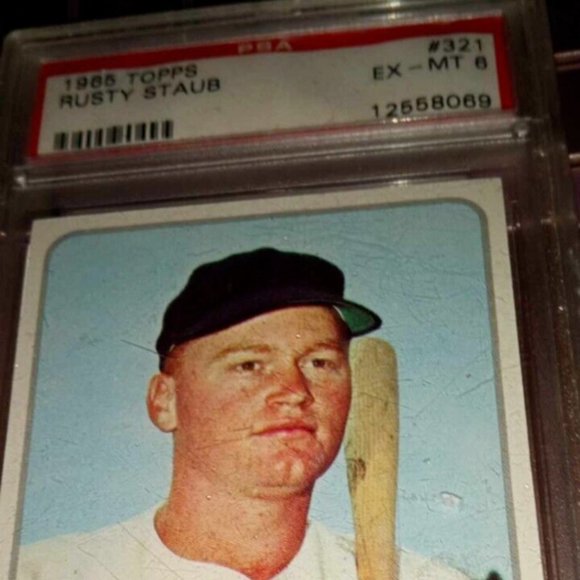 1965 Topps Rusty Staub #321 Houston Professionally Graded by (PSA) at EX-MT of 6 - Picture 1 of 6